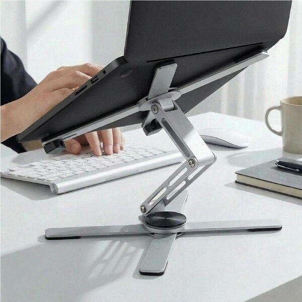 Levede Portable Laptop Stand 360 Rotating Bracket Foldable Aluminum Desk Riser
