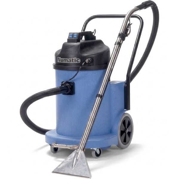 Numatic Blue Carpet Extraction Dual Motor 17L Vacuum Cleaner W/ Accessory Kit