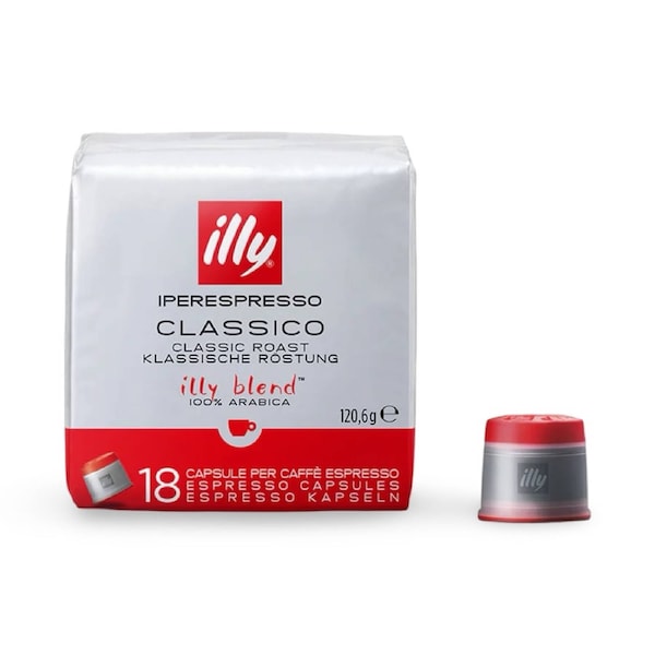 Illy Classico iPerespresso Capsules Medium Roast 18 Pack