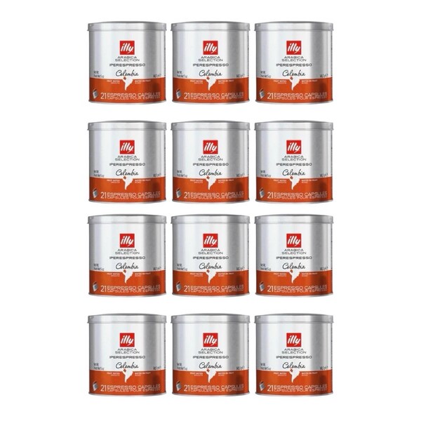 Illy Arabica Selection iPerespresso Capsules Colombia 252 Pack (12 x 21)