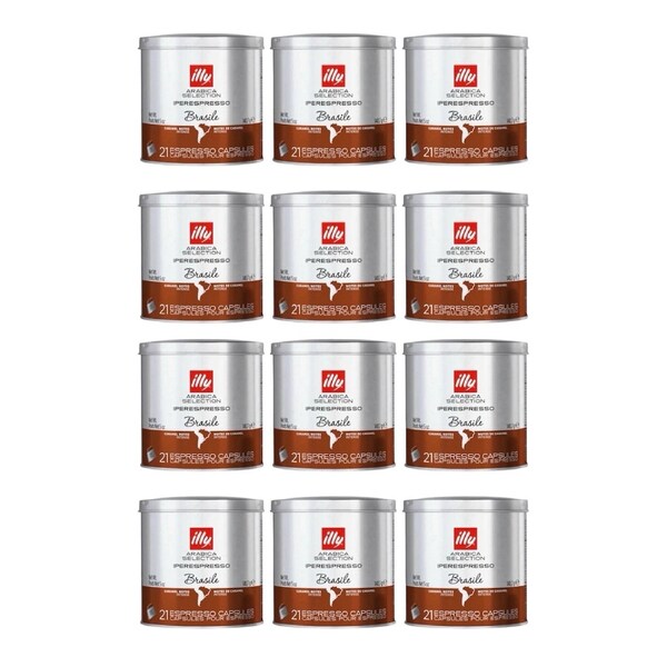 Illy Arabica Selection iPerespresso Capsules Brazil 252 Pack (12 x 21)