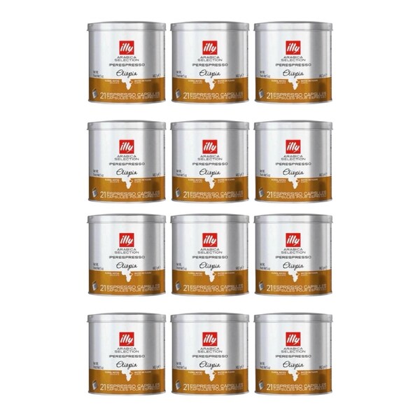 Illy Arabica Selection iPerespresso Capsules Ethiopia 252 Pack (12 x 21)