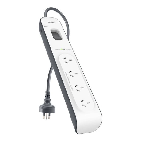 Belkin SurgeMaster 4 Outlet Surge Protection Strip with 2M Power Cord
