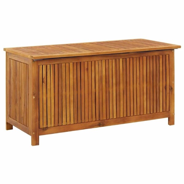 Garden Storage Box 113x50x58 cm Solid Acacia Wood vidaXL
