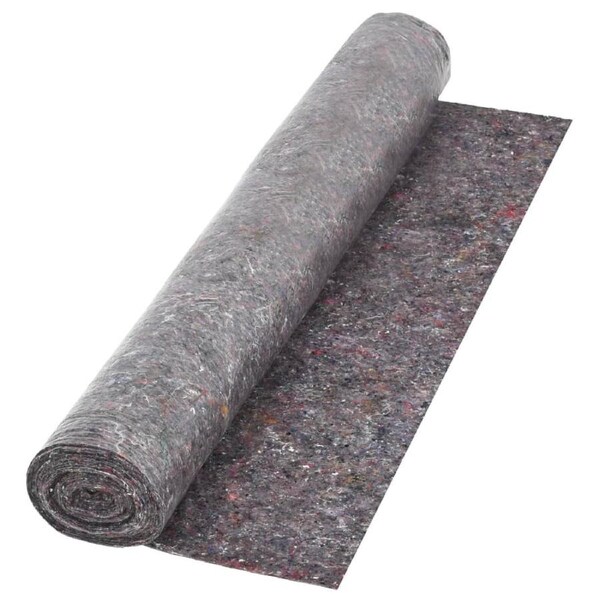 Non-slip Painter Fleece 50 m 180 g/mÂ² Grey vidaXL