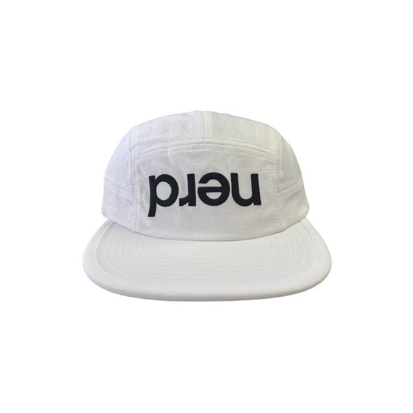 nerd belt Hat White (Flipped)