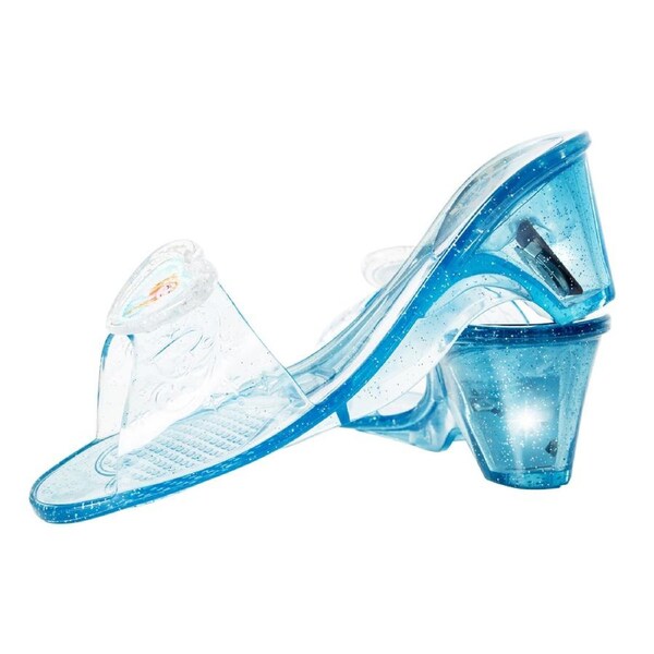 Frozen Elsa Light Up Jelly Shoes Costume Accessory Kids Party Dress Up 3y+