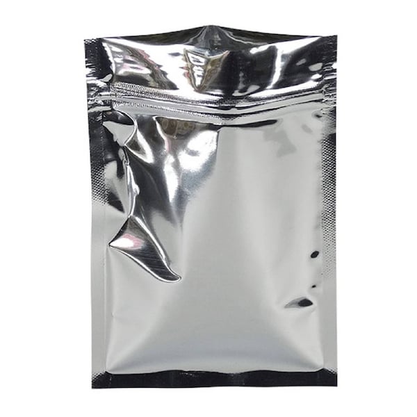 Deal365 50pcs 9x14cm Aluminum Foil Mylar Food Packaging Zip Lock Stand Up Pouches Bags