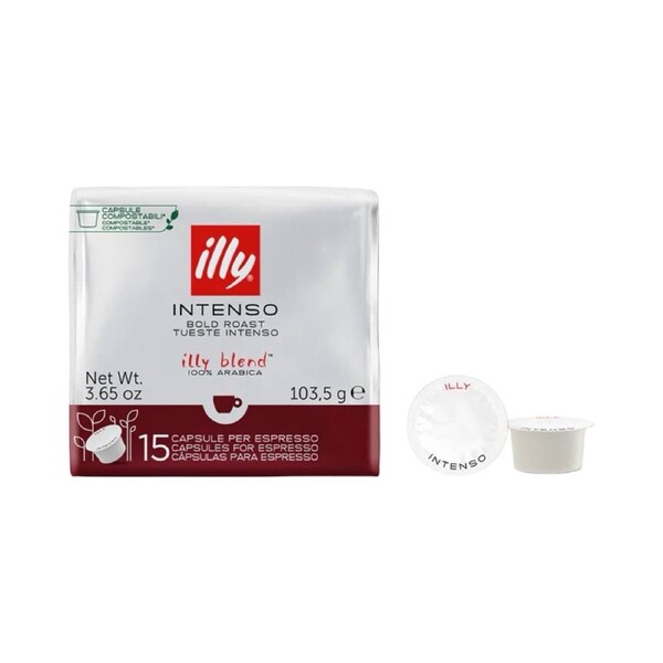 Illy Intenso MPS Coffee Capsules 15 Pack