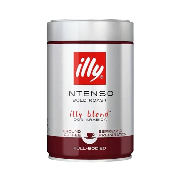 Illy Intenso Ground Coffee Bold Roast 250g