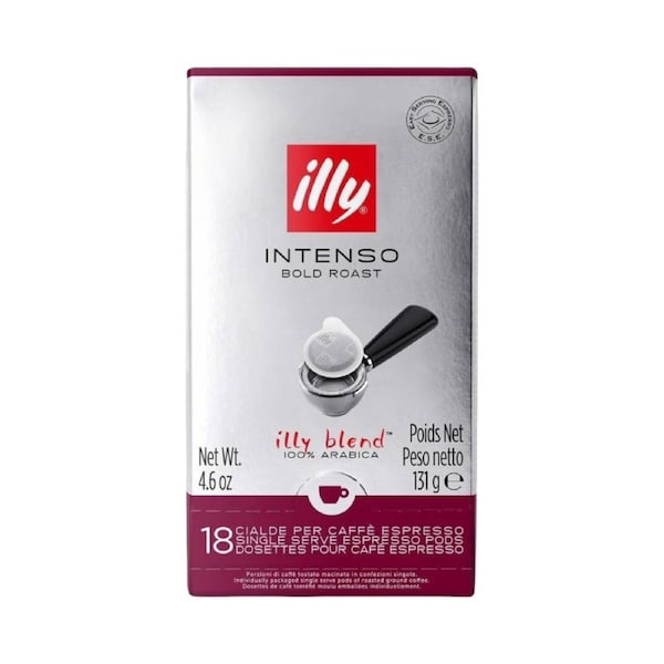 Illy Intenso E.S.E. Coffee Pods Dark Roast – 18 Pack