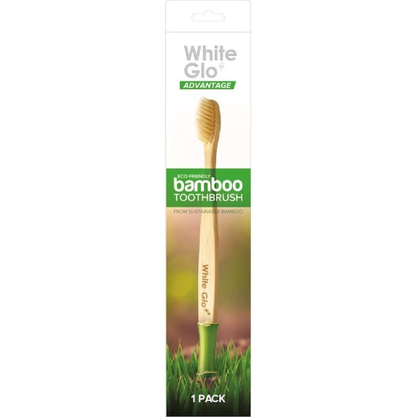 White Glo Bamboo Toothbrush (1 Pack)
