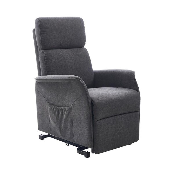 Hellofurniture Yass Electric Recliner Lift Chair Charcoal Grey