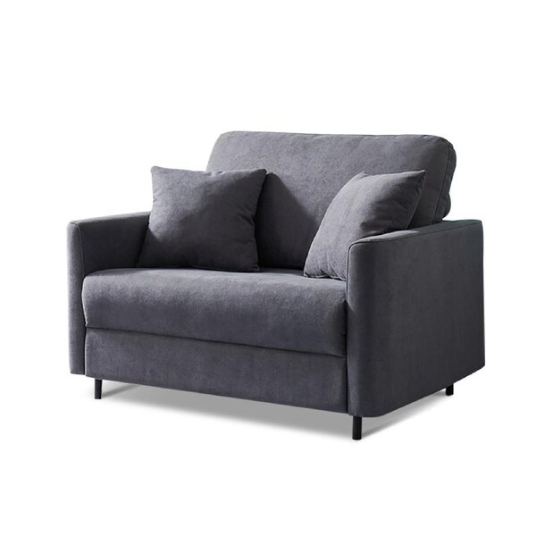 Hellofurniture Mateo Single Sofa Bed Grey