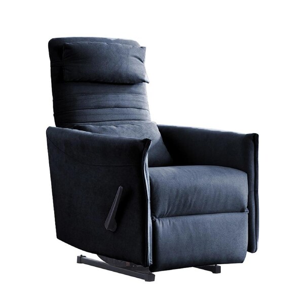 Hellofurniture Eden Rocking Recliner Chair Charcoal Black