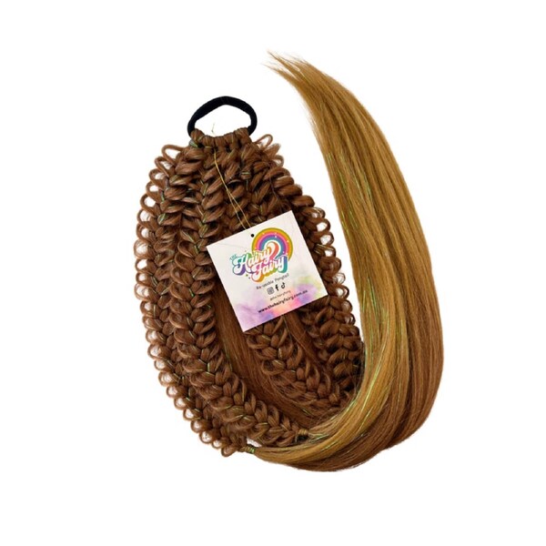 The Hairy Fairy Tie-in Ponytail - Chocolate Milkshake - 100g/70cm