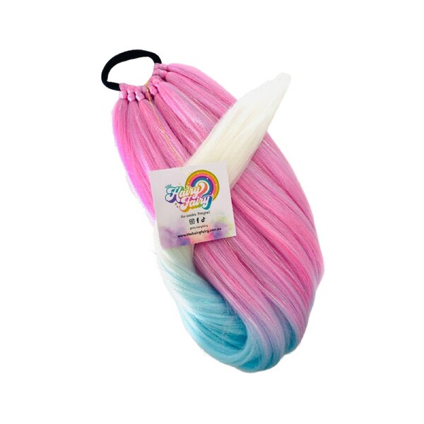 The Hairy Fairy Tie-in Ponytail - Fairy Floss - 100g/70cm
