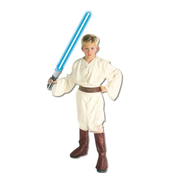 Star Wars Obi Wan Kenobi Suit Shirt/Pants Belt Kids Dress-up Costume L