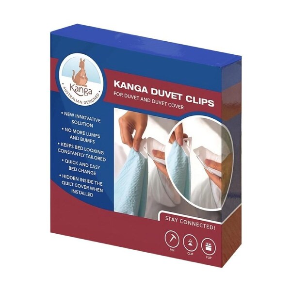 Kanga Quilt Clips Duvet Cover Holders Snaps Family Pack Makes 4 Beds