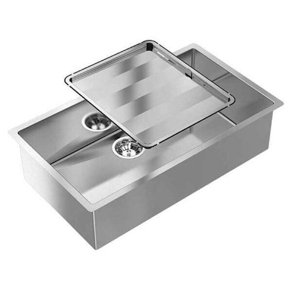 Abey Piazza Single Square Bowl Inset Sink CR720