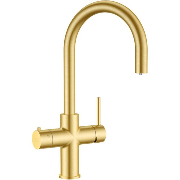 Alia M41 4-in-1 Filtered Boiling/Chilled Dispenser Tap Brushed Gold AG-CS-R41BG