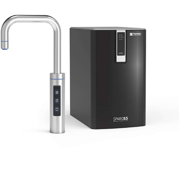 Puretec Sparkling, Chilled & Filtered Water Smart Tap Chrome SPARQ-S5-CH