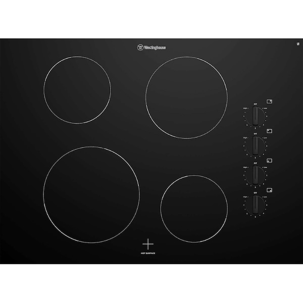 Westinghouse 70cm Black Ceramic Glass Electric Cooktop WHC742BC
