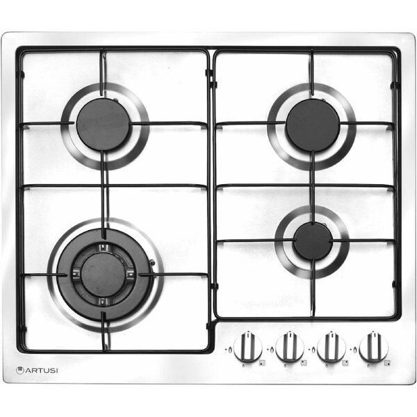 Artusi 60cm Stainless Steel Gas Cooktop CAGH600X