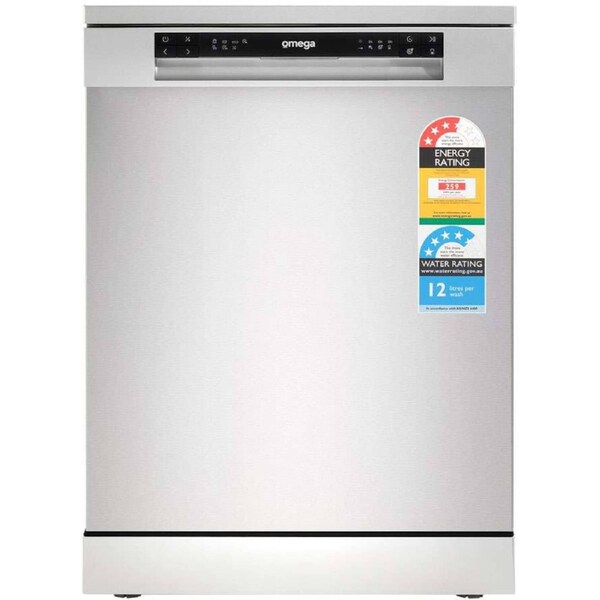 Omega 60cm Freestanding Dishwasher Stainless Steel ODWF6014X