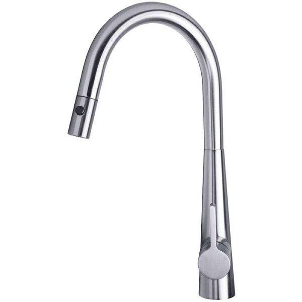 Artusi Gooseneck Pullout Kitchen Mixer Tap Brushed Nickel ASM501BN
