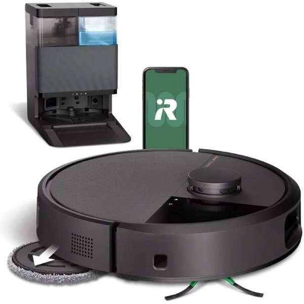 iRobot Roomba Plus 505 Combo Robot Vacuum and Mop With AutoWash Dock N185000