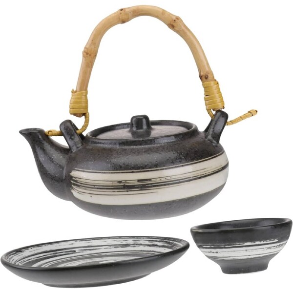 Velocity Retro Style Teapot Handle Soup Pot Soup Teaware Office Use Random Style