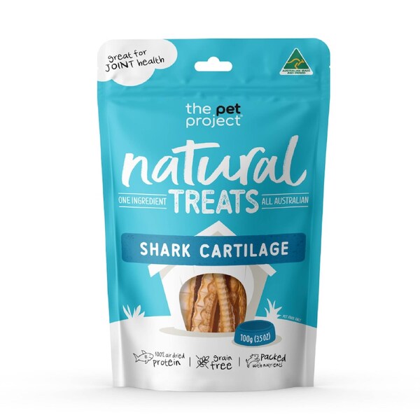 The Pet Project Natural Dog Treats Shark Cartilage Joint Support Chews 100g