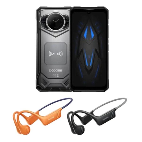 Doogee S200 VIP (12+36)GB RAM 256GB Grey with Headphones - Brand New