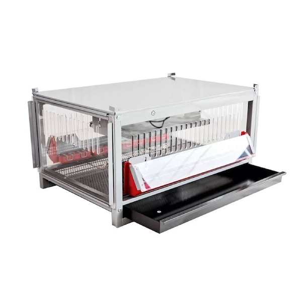 Flyline Chick Brooder Set for 20 Birds 200W Chicken Heater Breeding Cage