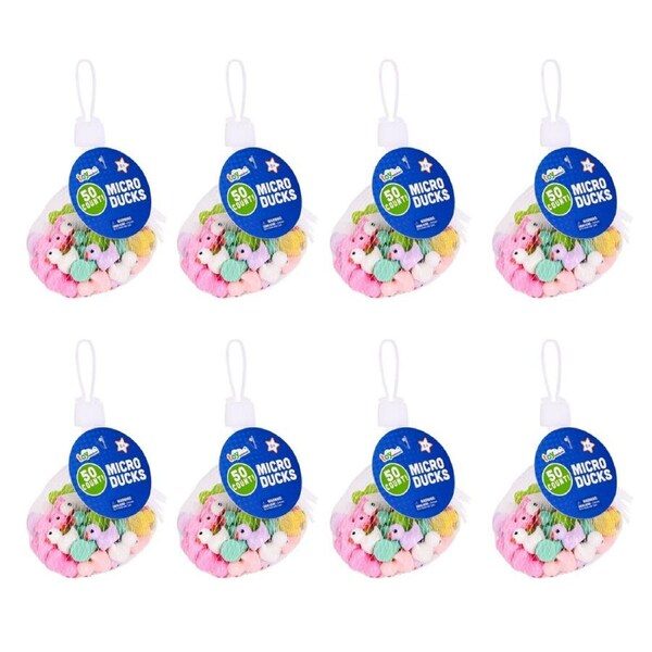 Impulse Micro Resin Ducks In Mesh Bag 8 x 50 Pieces Age 5y+