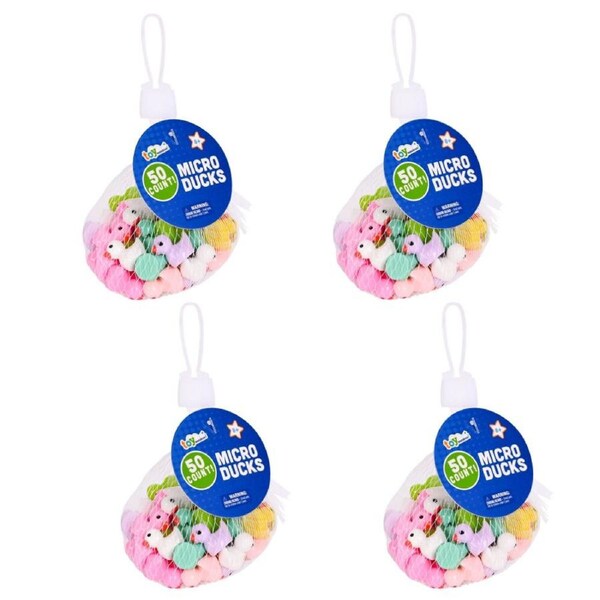 Impulse Micro Resin Ducks In Mesh Bag 4 x 50 Pieces Age 5y+