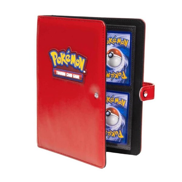 Pokemon - TCG - ULTRA PRO Premium Red Snap 4 Pocket Binder