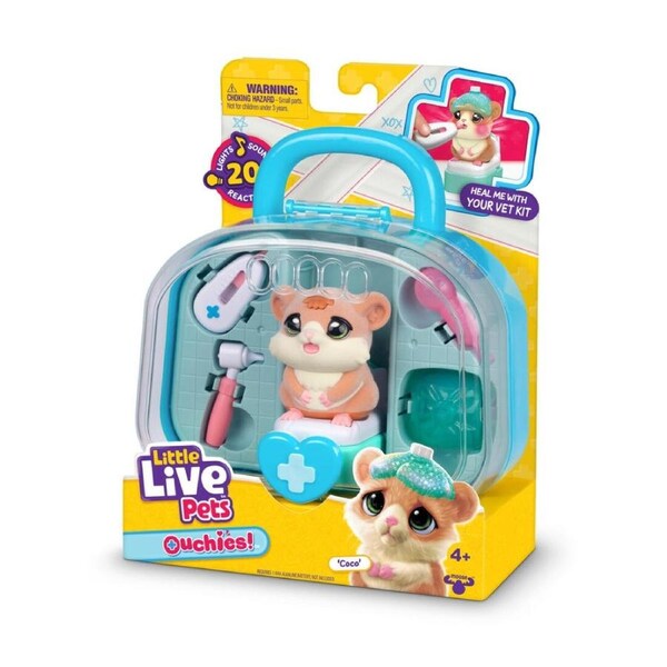 Little Live Pets Ouchies Series 2 Vet Kit Kids Toy 4y+ Assorted