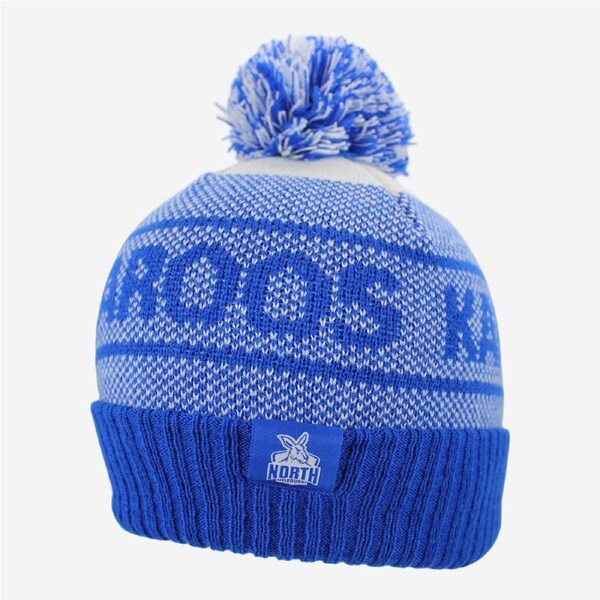 North Melbourne Kangaroos AFL Intercept Beanie - Blue