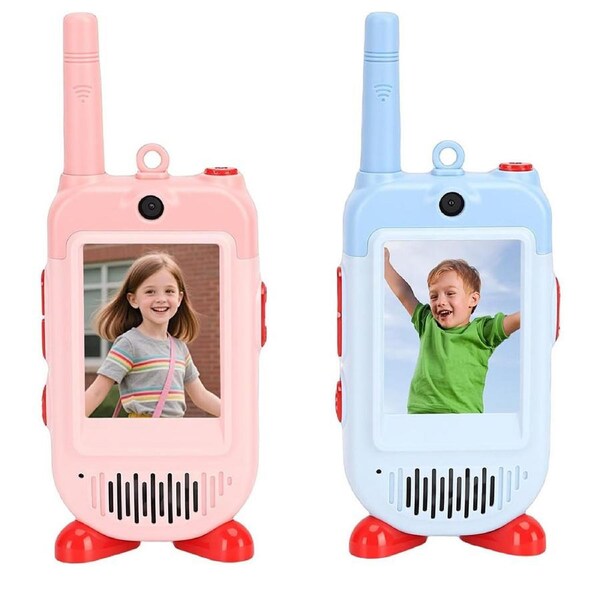 HOLALA Walkie Talkies for Kids Pack of 2 Rechargeable Long Range Radios Toys for Boys Girls Age 3-8