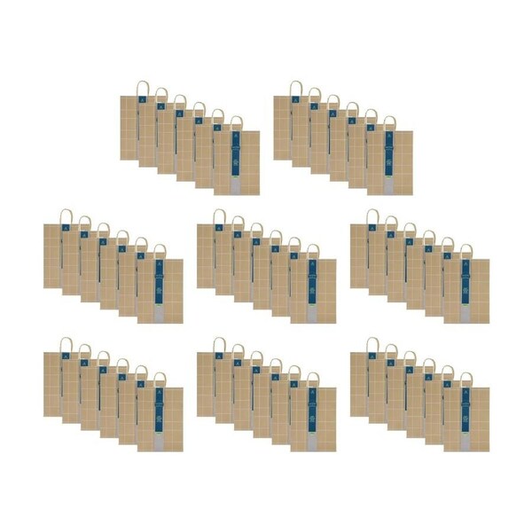 48x 2pc Lemon And Lime Patterned Paper Gift Bag Set 45x32x15cm Assorted