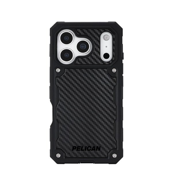 Pelican Shield MagSafe Case with Holster for iPhone 17 Pro - Carbon Fiber