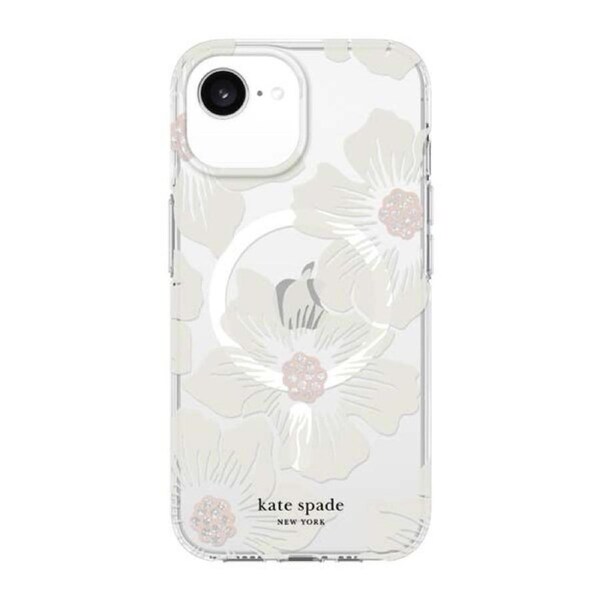 Kate Spade Hollyhock Floral Magsafe Case for iPhone 17e / 16e / 15 / 14 / 13