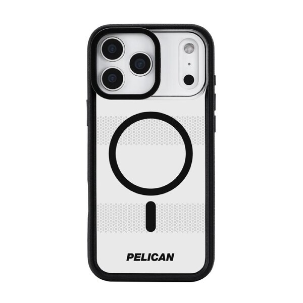 Pelican Protector MagSafe Case with Stand for iPhone 17 Pro Max - Clear / Black
