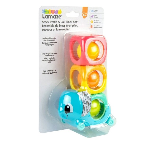 Lamaze Stack, Rattle and Roll Block Set