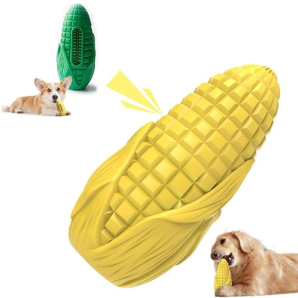 2 Pack Dog Chew Toys for Aggressive Chewers Indestructible Tough Durable Squeaky