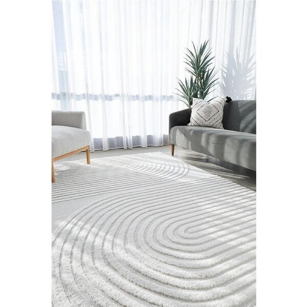 Rug Culture Lotus Abbey White Rug 230X160CM