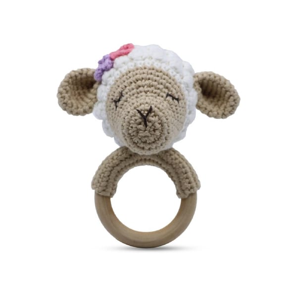 Snuggle Buddies Lamb - Ring Rattle
