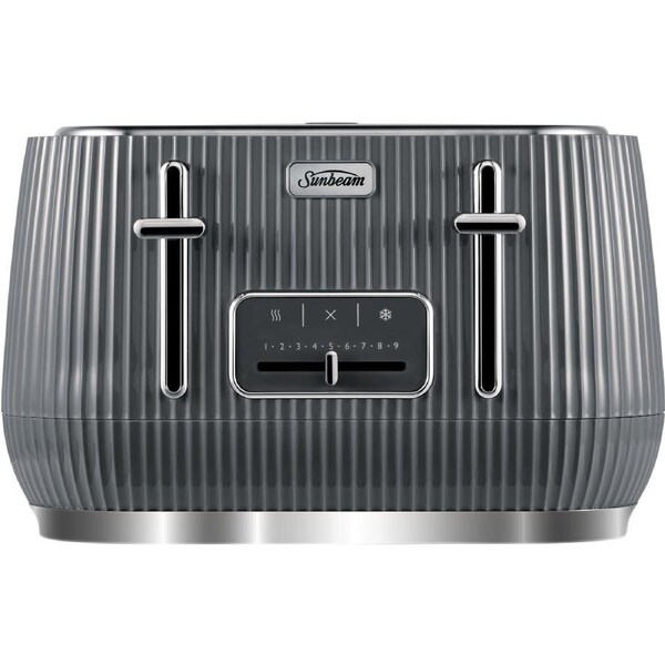Sunbeam Radiance 4 Slice Toaster - Grey